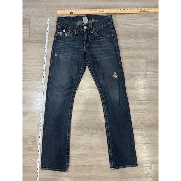 True Religon Jeans Men's Size 29 Straight Cut USA Made - Picture 1 of 9